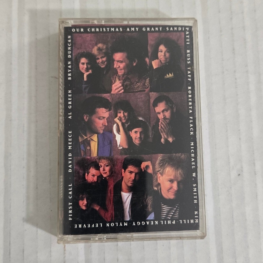 Our Christmas Cassette Tape 1990 Al‎ Green Amy Grant Word Reunion Records